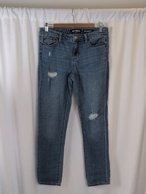 Joe Fresh Slim Boyfriend Distressed Jeans - Medium Wash - Size 27